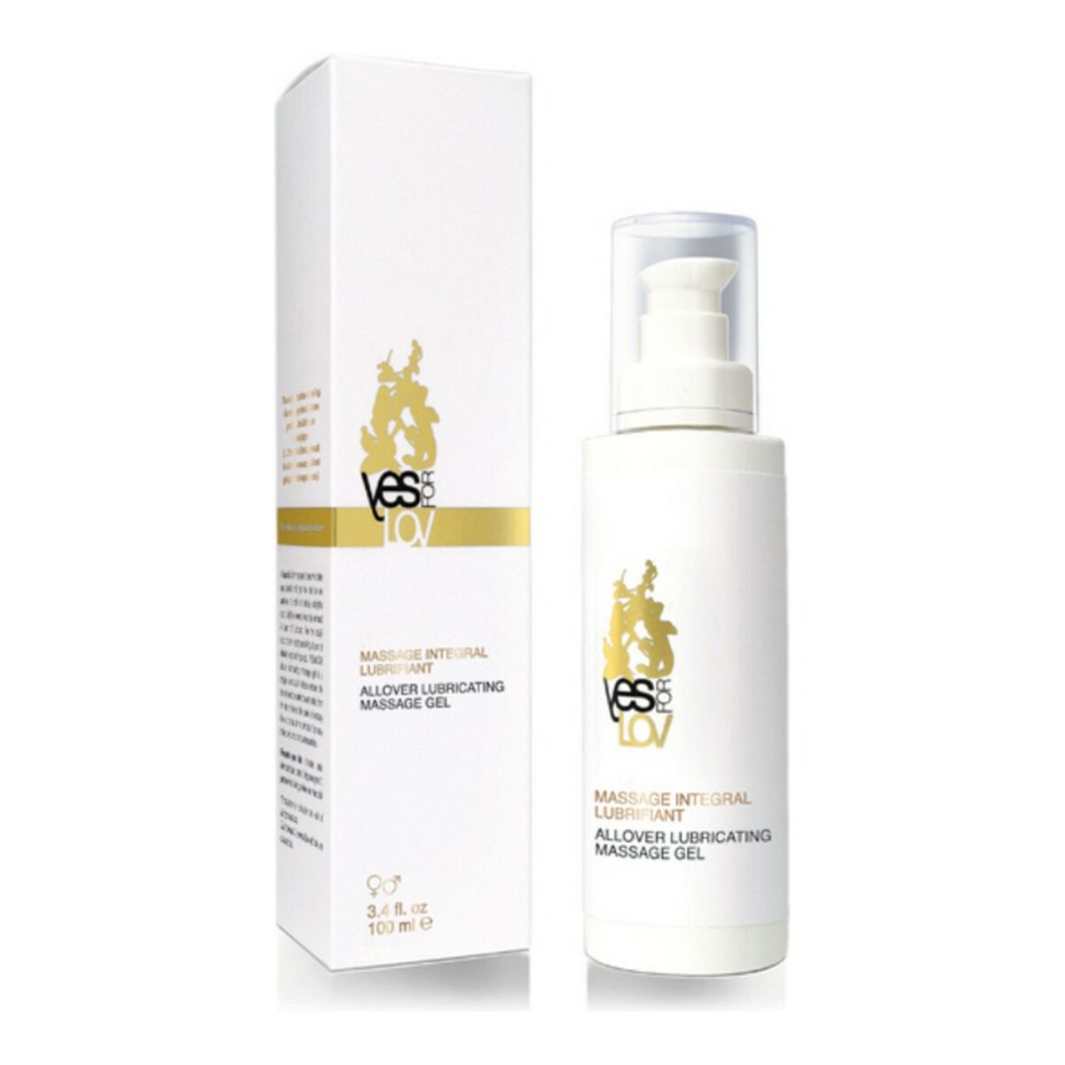 All Over Massage Glijmiddel YESforLOV 100 ml Groene Thee